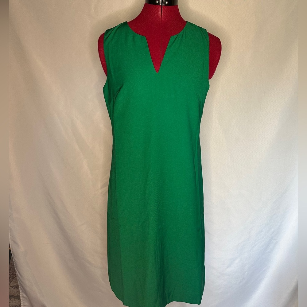 Vibrant Green Sleeveless Dress
